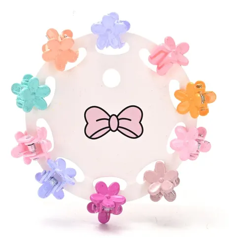 Mini Broches De Pelo X 10 Multicolor