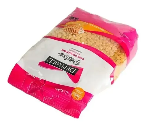 Cera Depilatoria Sistema Español Perlas Natural Vegetal Depimiel x800gr Pieles Normales
