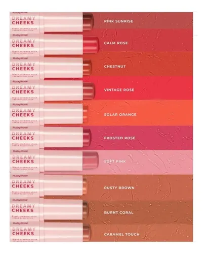 Rubor En Barra Blush Stick – Dreamy Cheeks – Ruby Rose