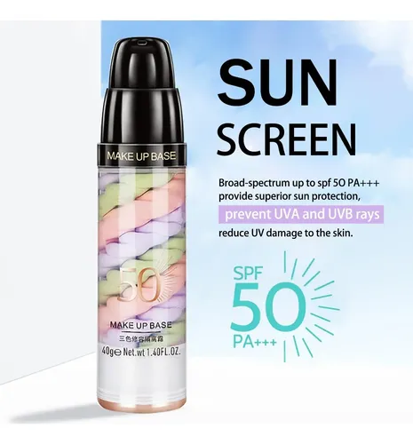 Primer Facial Hidratante Skynest 160ml 3 En 1 Color