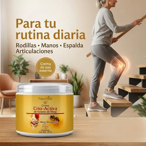 Crema Frío Profundo Naturvida Alivio Rodillas Mentol 100ml