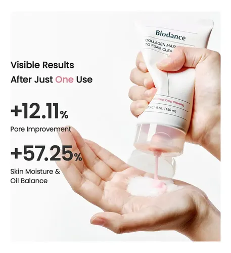 Biodance Collagen Cleanser 2 En 1 Mascarilla Y Espuma 150ml Todo Tipo De Piel