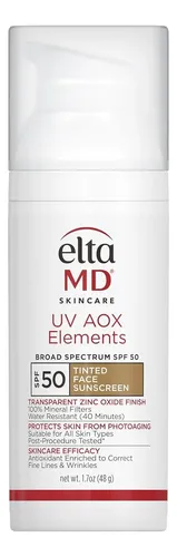 Loción Solar Mineral Tinte Eltamd Spf 50 48.2g Piel