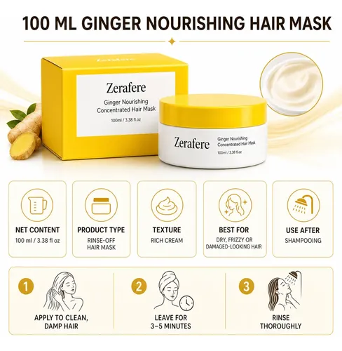 Mascarilla Capilar Jengibre 100 Ml Reparación