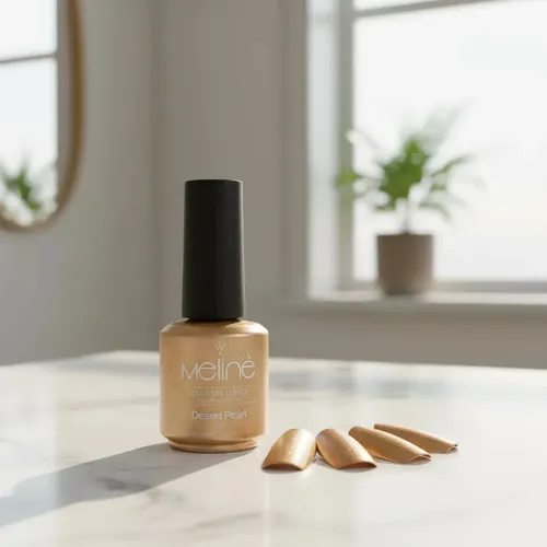 Esmalte Semipermanente Meline Colección Tierra 957 Desert Pearl de 15 mL