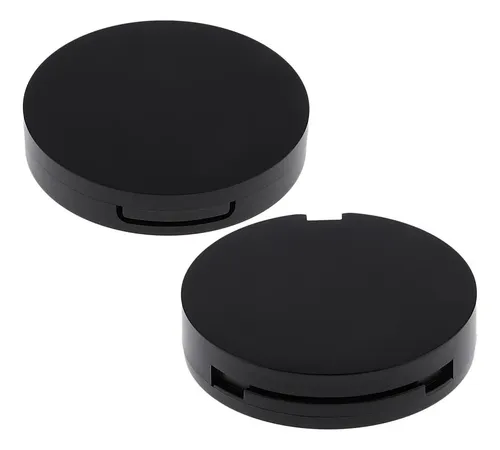 2 Fundas Vacías Compactas Con Espejo Para Bronceador Rubor