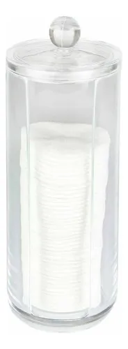 Dispensador Redondo De 2 Almohadillas De Algodón Para Maquil