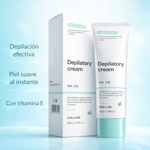 Crema Depilatoria Rapida Suave Piel Sensible 60ml Unisex