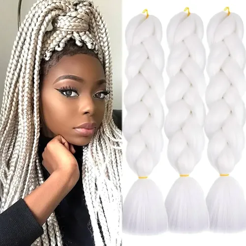 Kanekalon Extension Pelo Termico Trenza Argentina 60cm Lfme