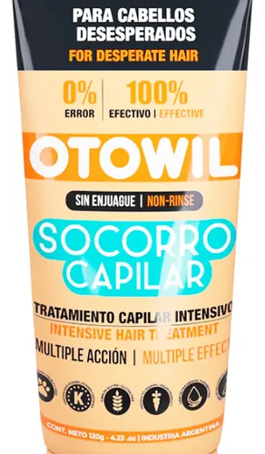 Otowil Socorro Capilar Reparador Intensivo Sin Enjuague 120g
