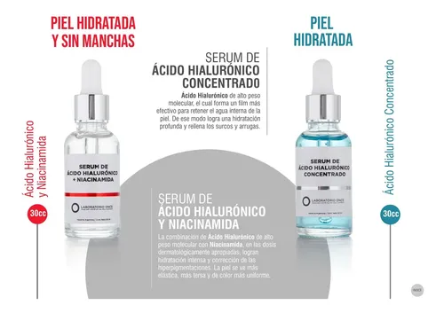 Serum Con Hialuronico Y Niacinamida Laboratorio Once