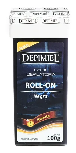 Cera Depilatoria Depimiel Negra Roll-on Recambio 100g