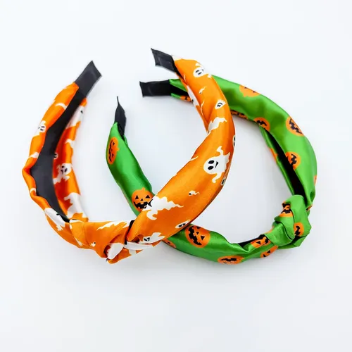 3 Diademas Con Nudos De Halloween Para Accesorios De Pelo De 3pcs-halloween