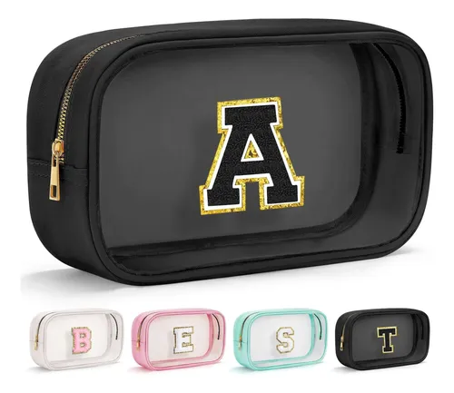 Neceser De Viaje Transparente Yoolife Initial, Negro