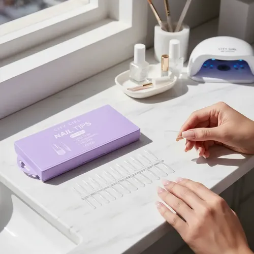 Tips Soft Gel Caja X240 Pcs Ballerina City Girl