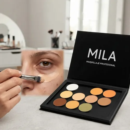 Paleta Mila Correctores Cremosos Alta Cobertura Pigmentación