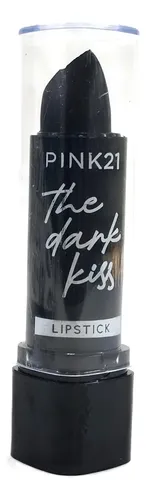 Lapiz Labial Color Negro Dark Kiss Pink 21 Caja 12 Unidades