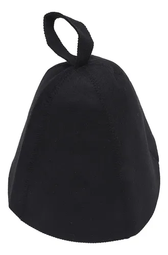 Gorro De Baño Y Sauna Negro Negro Para Hombre, Grueso, Absor