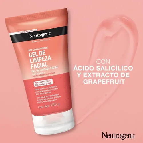 Gel De Limpieza Facial Neutrogena Deep Clean Grapefruit 150g