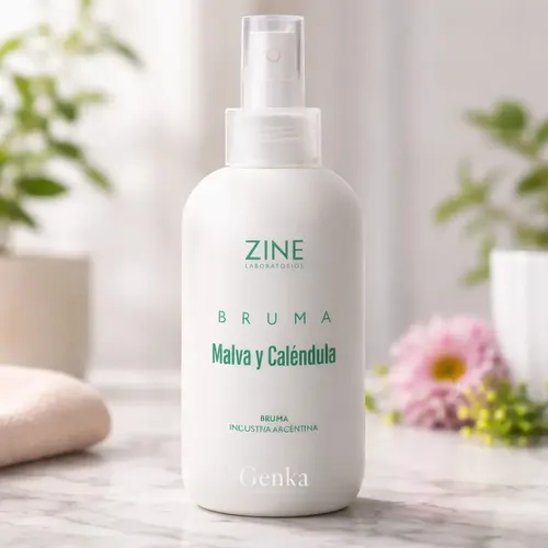 Bruma Descongestiva Malva Y Calendula 160ml Zine Todo Tipo De Piel Día/noche