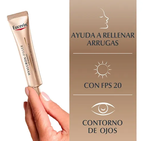 Eucerin Hyaluron Filler Elasticity Contorno Ojos Antiedad Todo Tipo De Piel