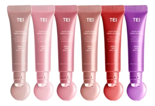 Brillo Labial Glaze Sérum Hidratante Con Color Tei Cosmetica