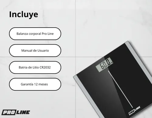 Balanza Digital Bdpl1023 Proline Hasta 180kg Vidrio Templado