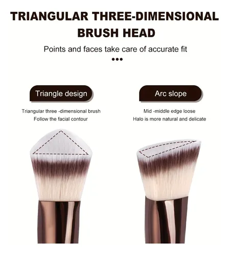 Set De Brochas De Maquillaje Profesional De 6 Piezas
