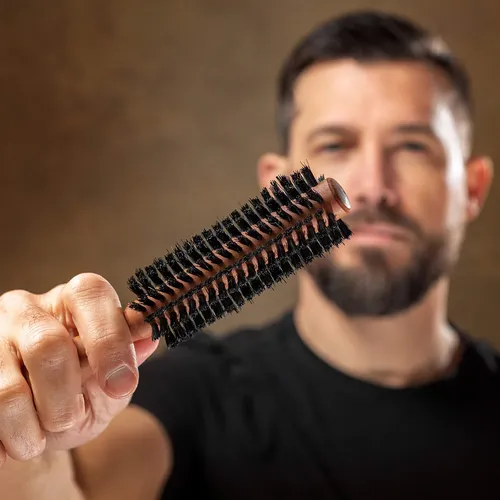 Cepillo Para Pelo Y Barba Zilberhaar Styler, Redondo, Cerdas