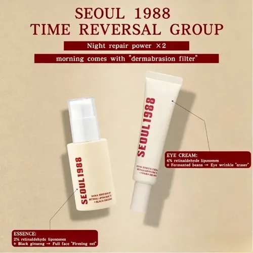 Duo Serum Y Crema De Ojos Seoul1988 Antienvejecimiento
