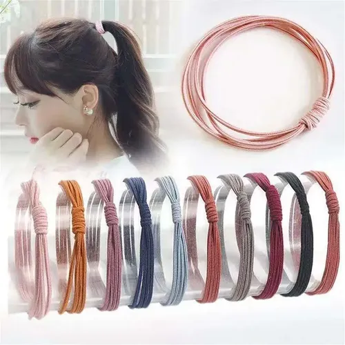 Lazo Para Cabello, Anillo, 4 En 1, Mujer, Elástico, Nuevo