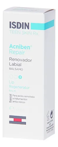Isdin Acniben Repair Teen Skin Rx Bálsamo Renovador Labial Hidratante
