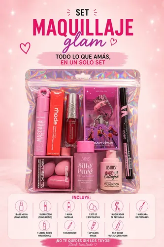 Set Maquillaje Regalo Ideal 11 Productos Beauty Maquillaje