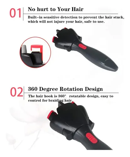 Máquina Eléctrica For Trenzar Cabello, Automática, Con ;