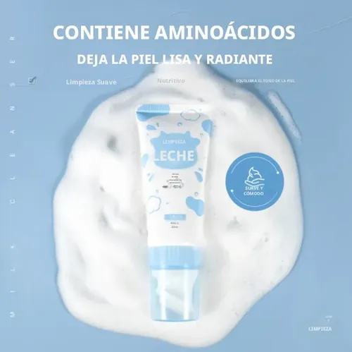 Jabón Facial De Leche 80g Limpieza E Hidratación