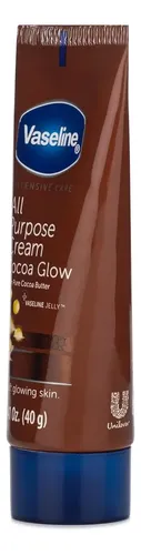 Crema Corporal Vaseline Cocoa Glow, Hidratante y de Rápida Absorción, 40 g