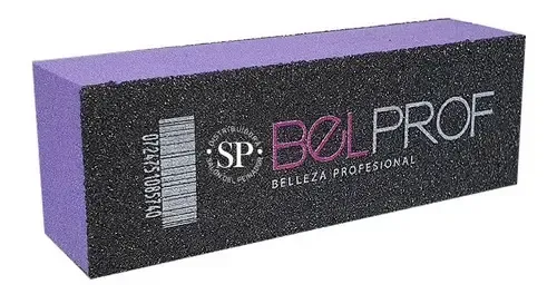 Bloque Pulidor de Uñas Belprof Profesional 4 Caras para Moldear y Esculpir