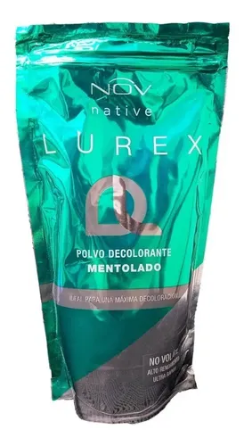Lurex Polvo Decolorante Ultra Rápido Nov Verde Mentolado