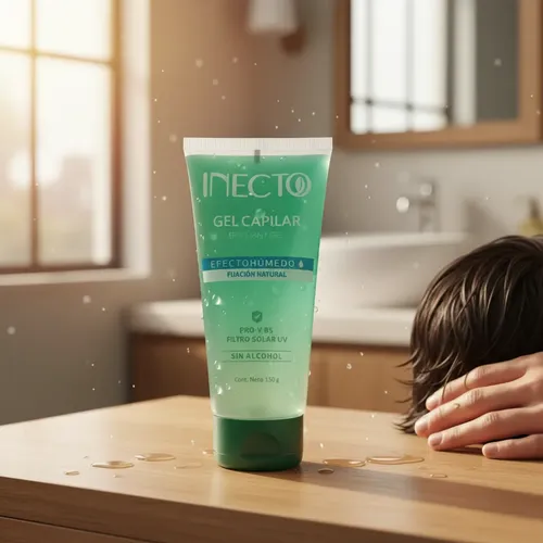 Inecto Gel Capilar Efecto Humedo Con Filtro Solar