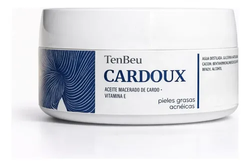 Crema Facial Botánica Tenbeu Cardo Piel Grasa Acné 30 Días
