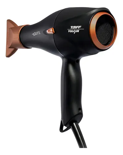 Taiff Secador Pelo Profesional Vulcan 2400w Digital Negro Cs