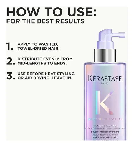 Set Kerastase Blond Absolu Shampoo Spray Aceite + Regalo