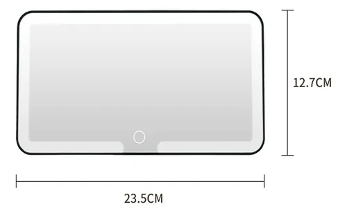 Espejo Para Visera De Auto Con 3 Modos De Luz