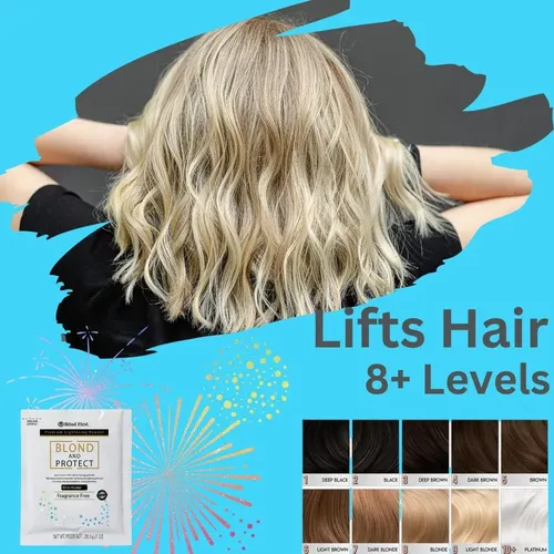 Kit De Decoloración Blond Forte 8+ Con Revelador 20 Vol