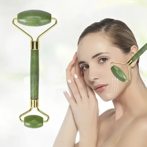 Doble rodillo DE JADE Facial