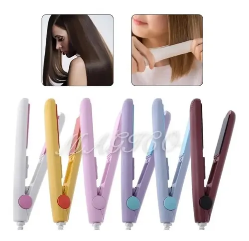 Mini Planchita De Cabello Viajera Cómoda Alisadora
