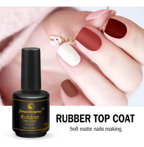 Esmalte Semipermanente Rubber Top Coat 15ml