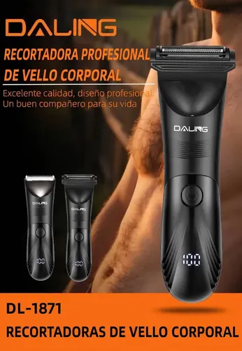 Máquina Corta Pelo y Barba Recargable Inalámbrica con Pantalla LED de Importadora Uli
