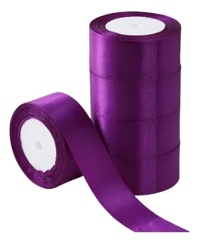 O.o 5 Rollos De Liston De Regalo De 4 Cm, Decoración De O Pb