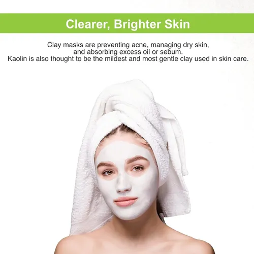 Polvo De Arcilla Blanca Natural Para Mascarillas Y Jabones